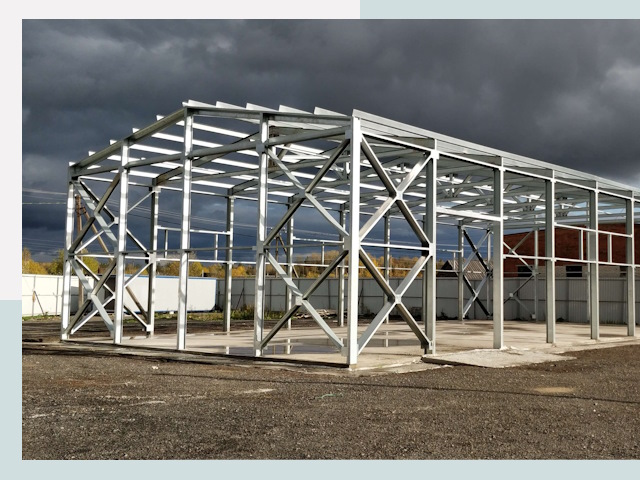 Двускатные ангары в Петропавловск-Камчатский от 622 руб. за квадрат