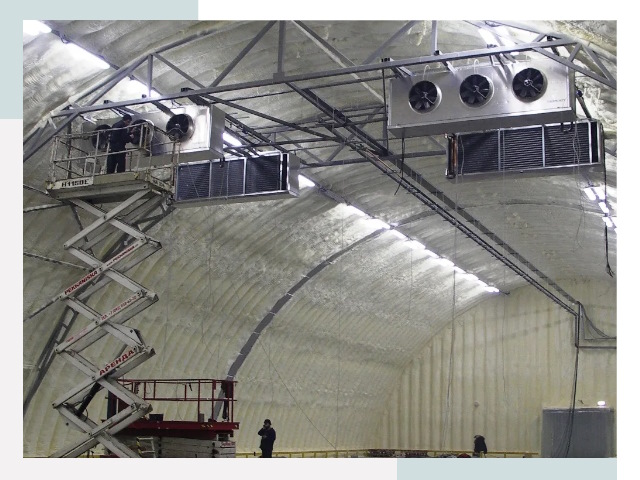 Оснащение ангаров в Петропавловске-Камчатском