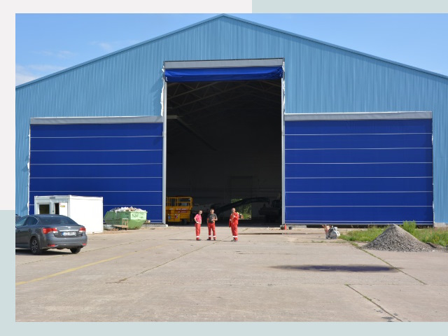 Ангарные ворота в Петропавловск-Камчатский от СтальСтрой-Птк по цене 622 руб.