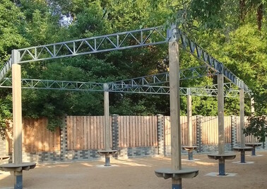 Терраса из металлоконструкций под ключ, проектирование, изготовление и монтаж от СтальСтрой-Птк